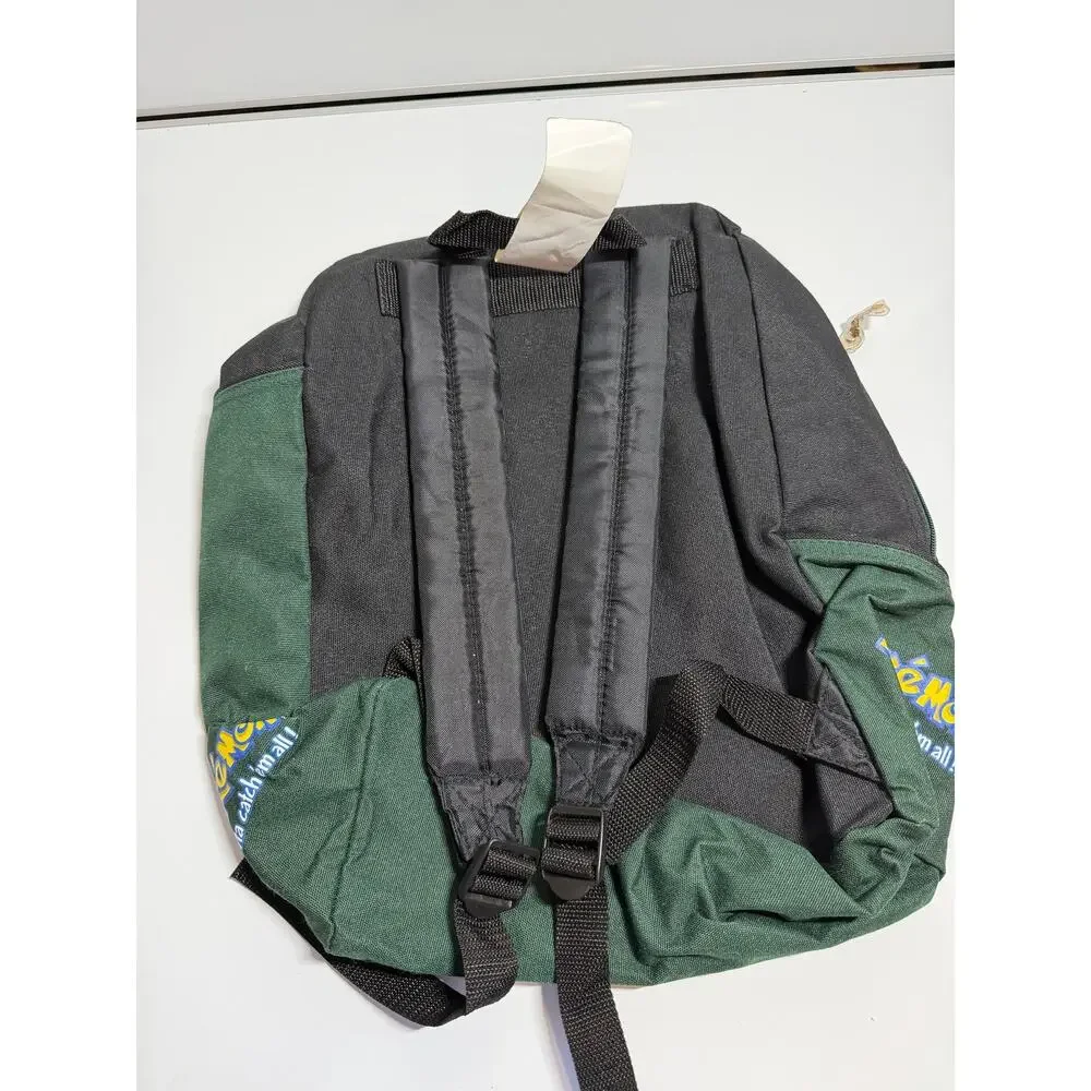 New NOS vintage NWT green pokermon backpack pikachu charmelon bulbasaur gotta